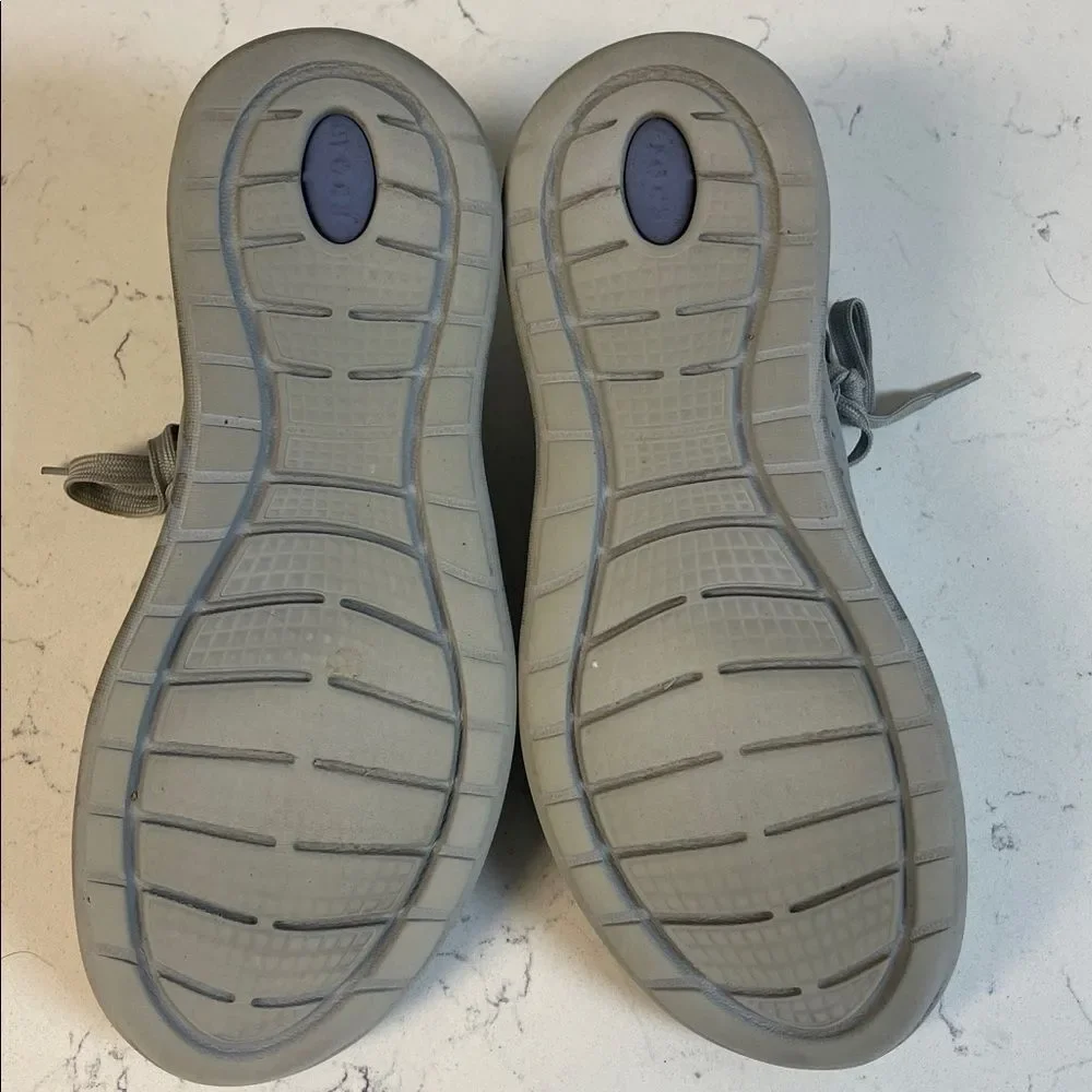 Crocs LiteRide Pacer Camo (Gray/Light Blue) Tennis Shoes 206494 Women's Sz 11